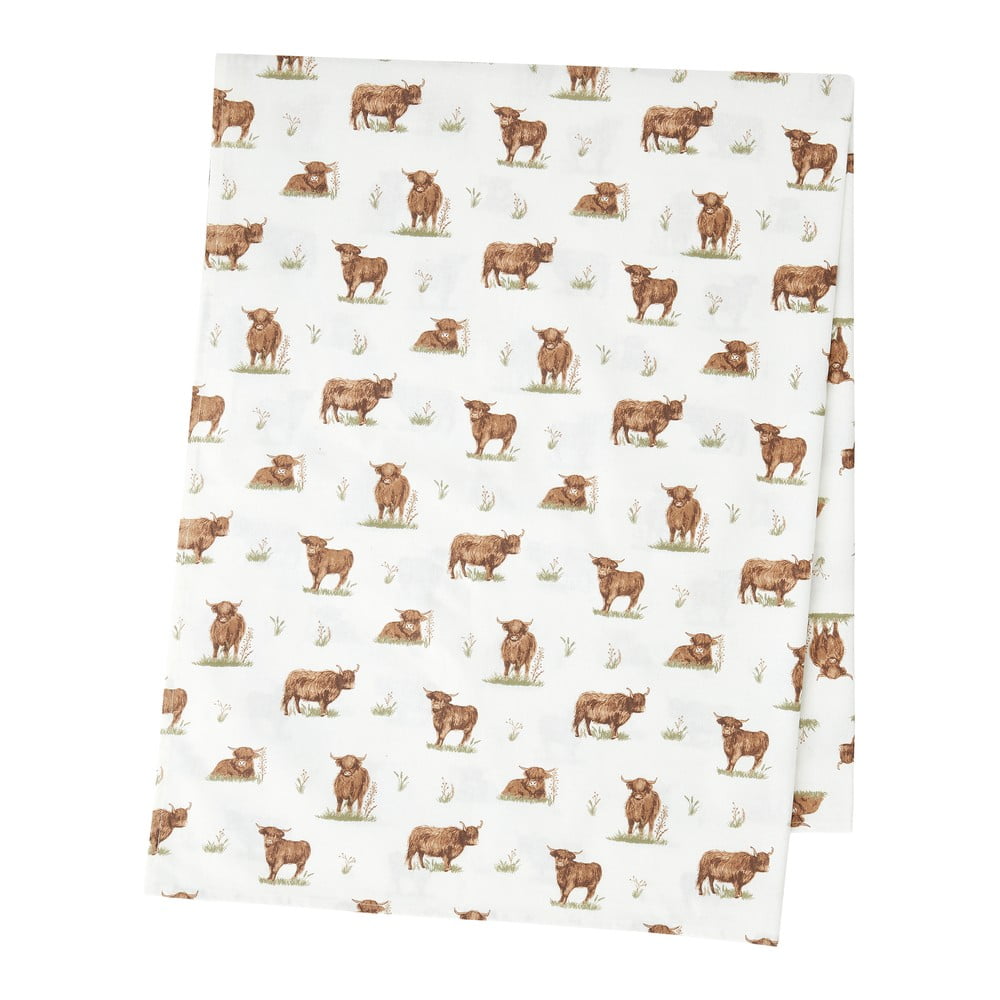 Bavlnený obrus 132x178 cm Angus Highland Cow – Catherine Lansfield
