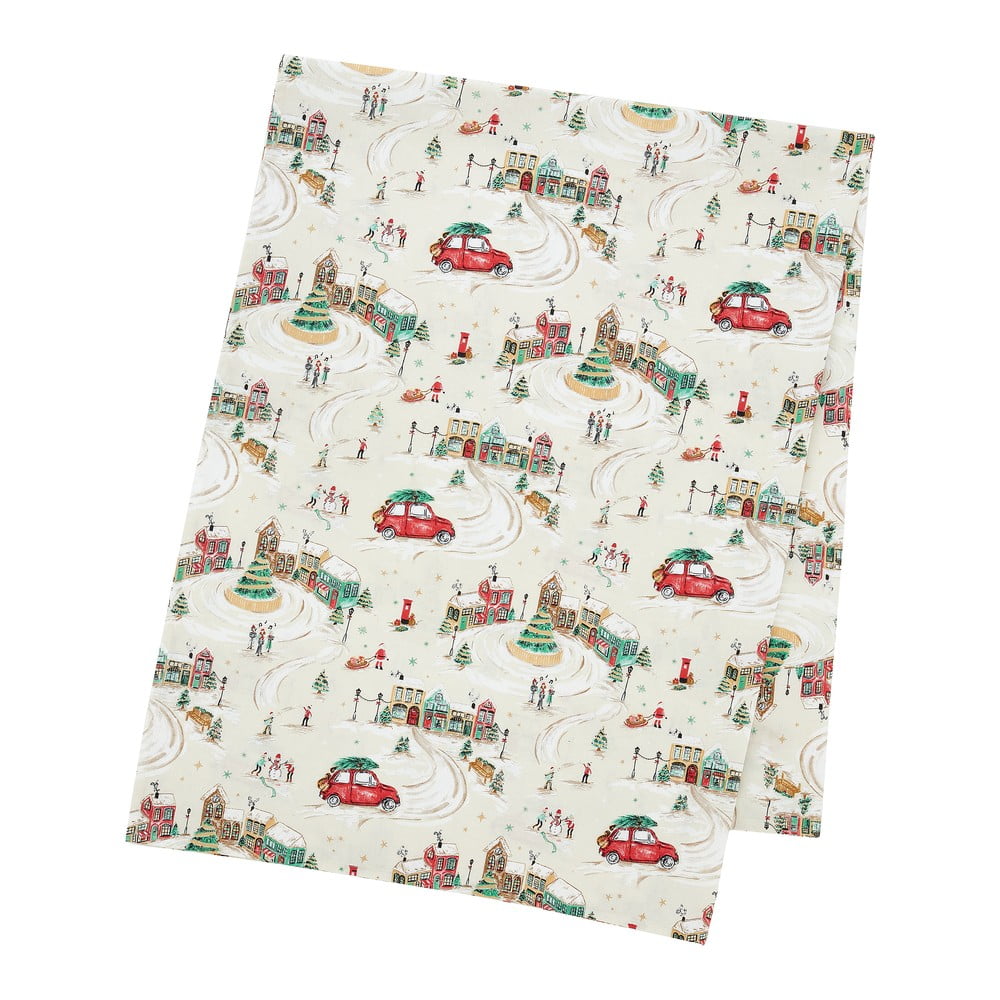 Bavlnený obrus 137x229 cm Christmas Town – Catherine Lansfield