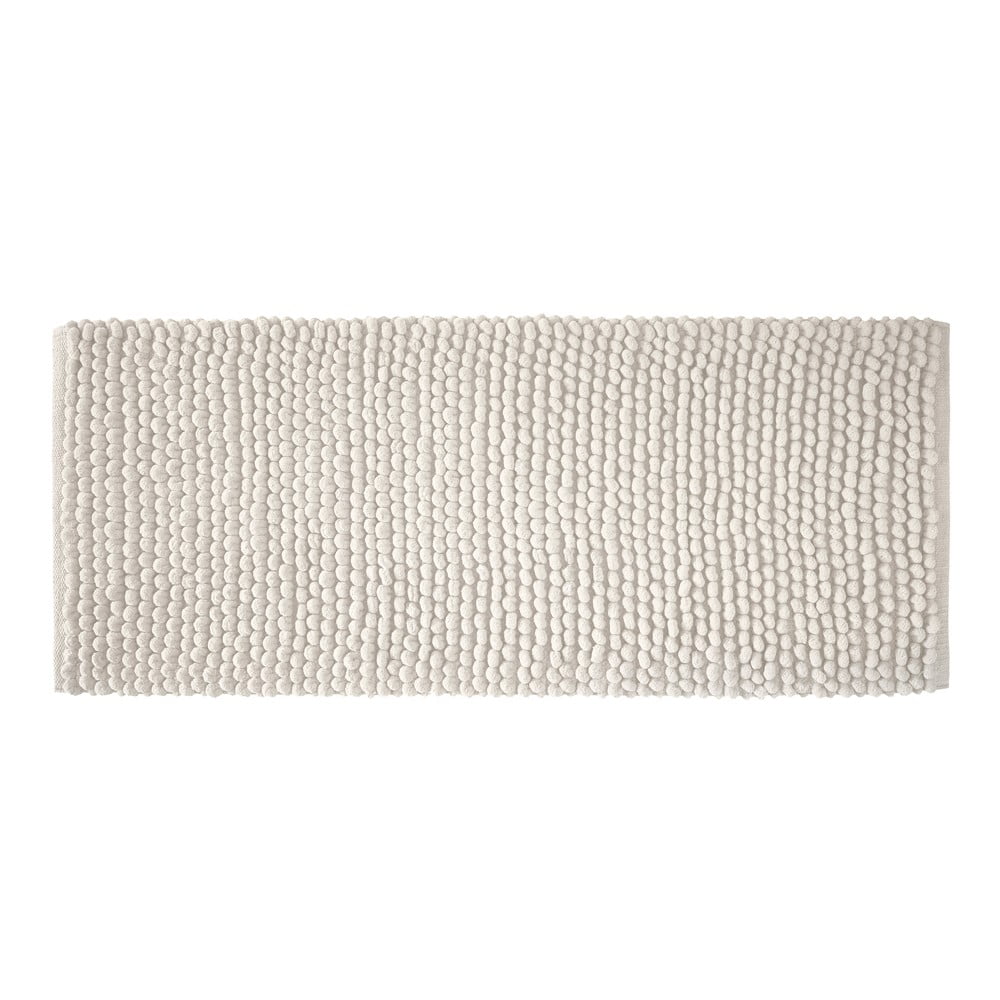 Biela kúpeľňová predložka 50x120 cm Aspen Bobble – Bianca