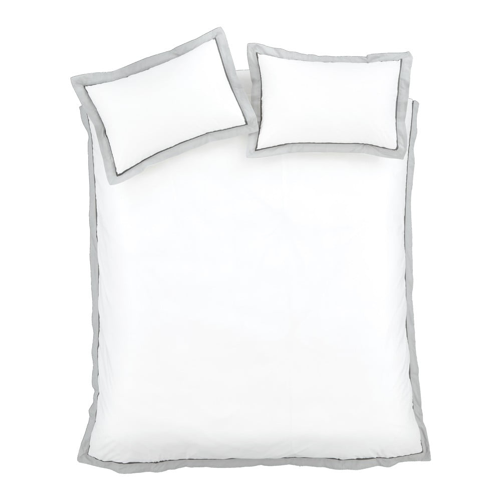 Biele bavlnené obliečky na dvojlôžko 200x200 cm Mayfair – Bianca