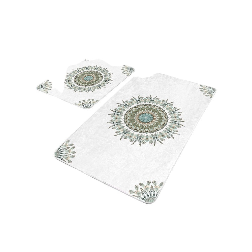 Biele kúpeľňové predložky v súprave 2 ks 60x100 cm – Mila Home