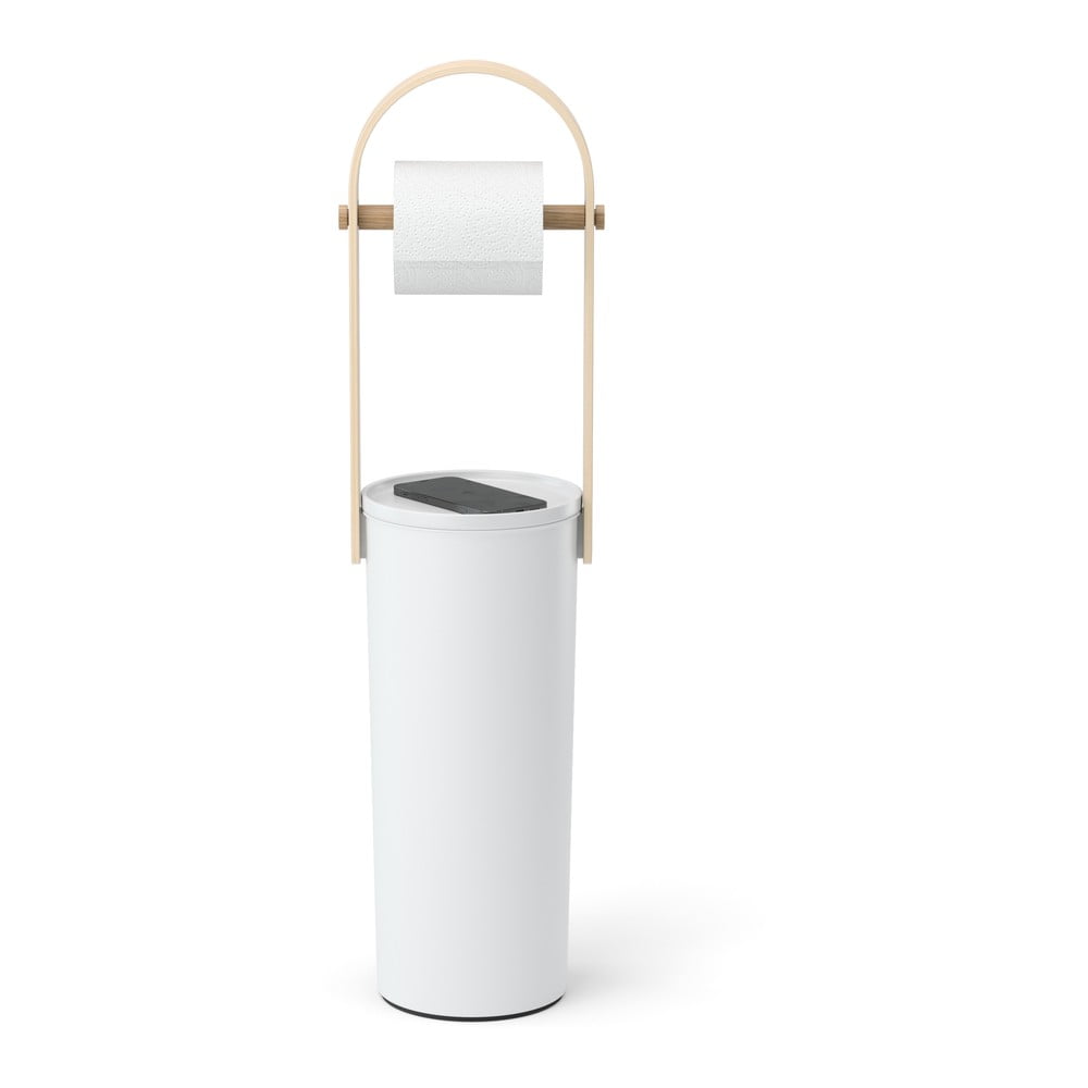 Biely plastový stojan na toaletný papier Bellwood – Umbra