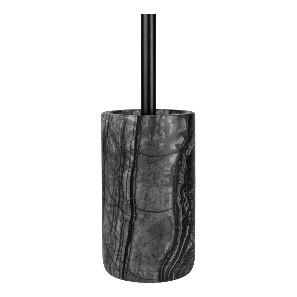 Čierna mramorová WC kefa Marble – Mette Ditmer Denmark