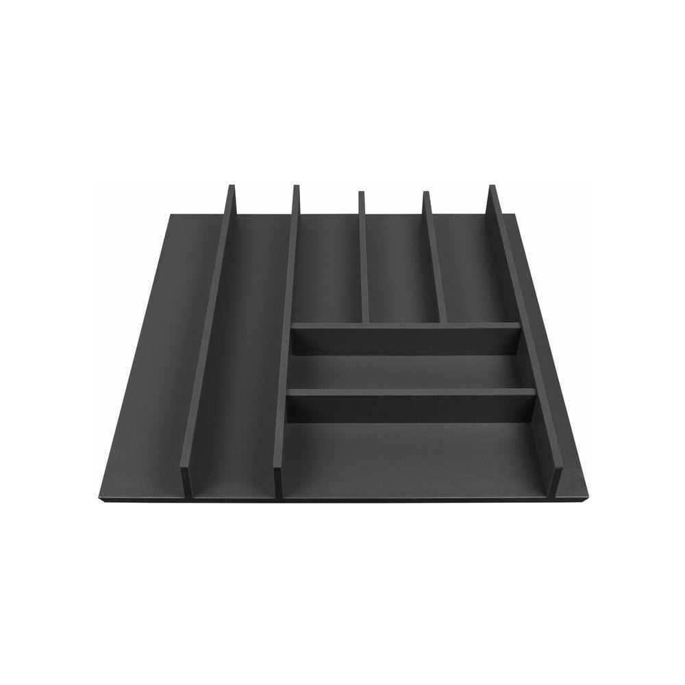 Čierny príborník do zásuvky 48 x 47 cm Wood Line – Elletipi