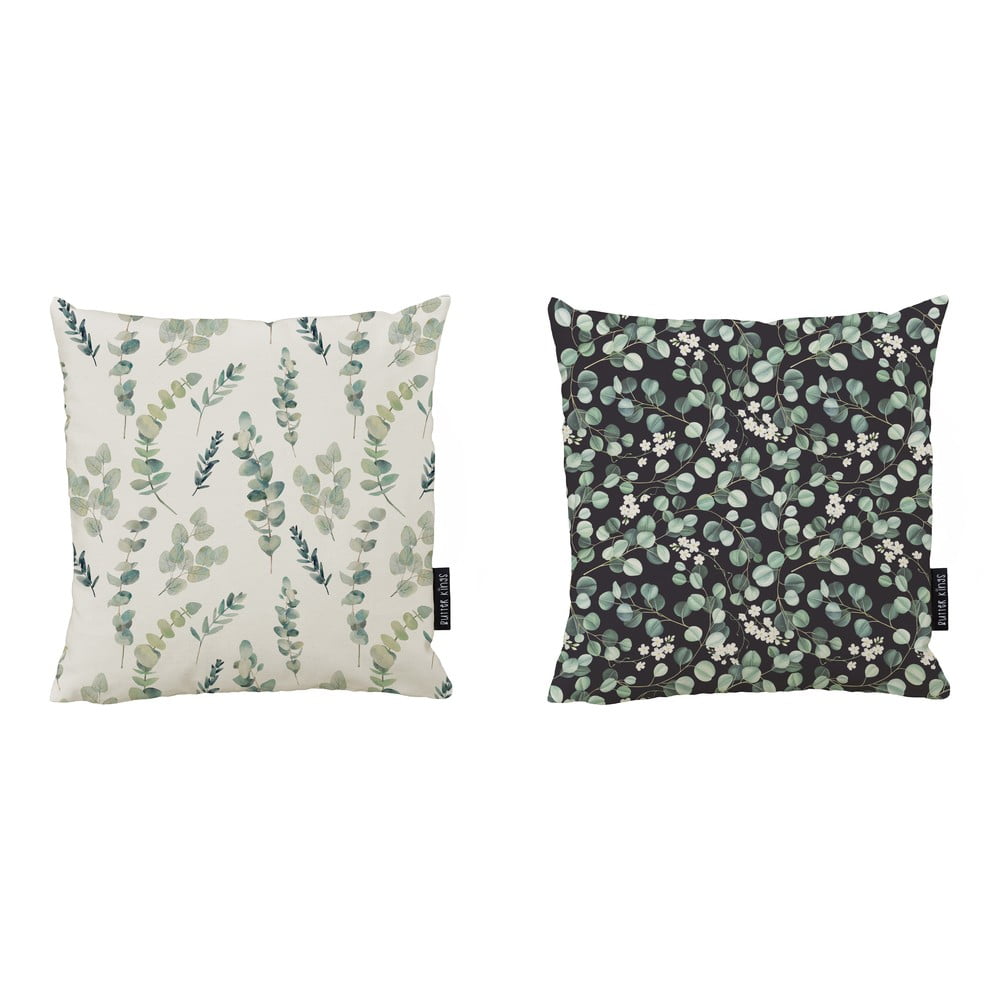 Dekoračné vankúše v súprave 2 ks 45x45 cm Eucalyptus Branches – Butter Kings