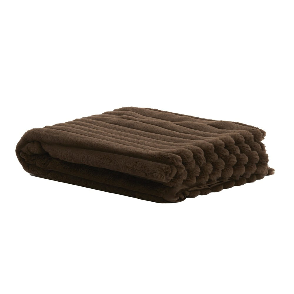 Hnedá deka z mikroplyšu 130x170 cm Vajen – Light & Living