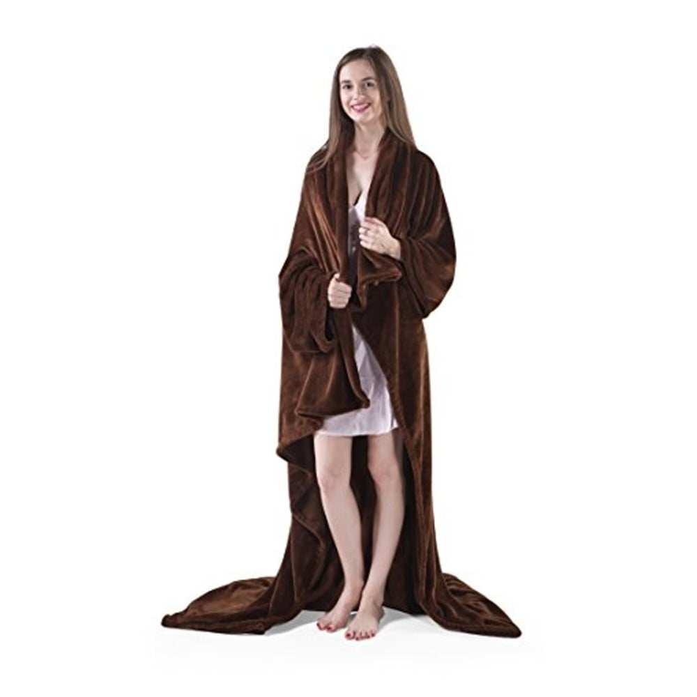 Hnedá televízna deka z mikrovlákna DecoKing Henry, 150 × 180 cm