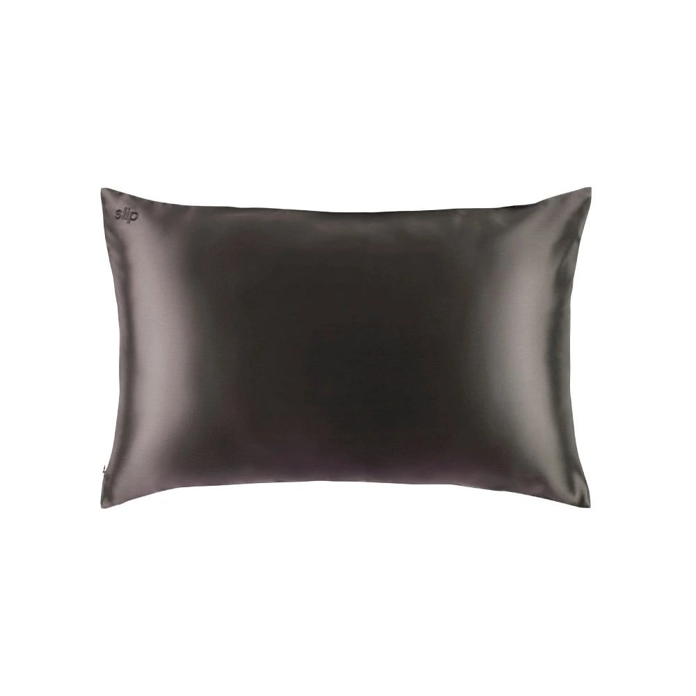 Hodvábna obliečka na vankúš 51x76 cm Charcoal – slip