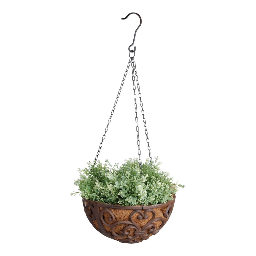 Kovový závesný a nástenný  kvetináč ø 30 cm – Esschert Design