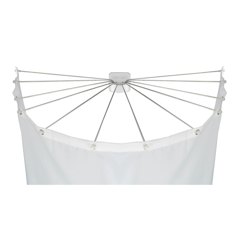 Kruhový držiak na sprchový záves Wenko Shower Umbrella