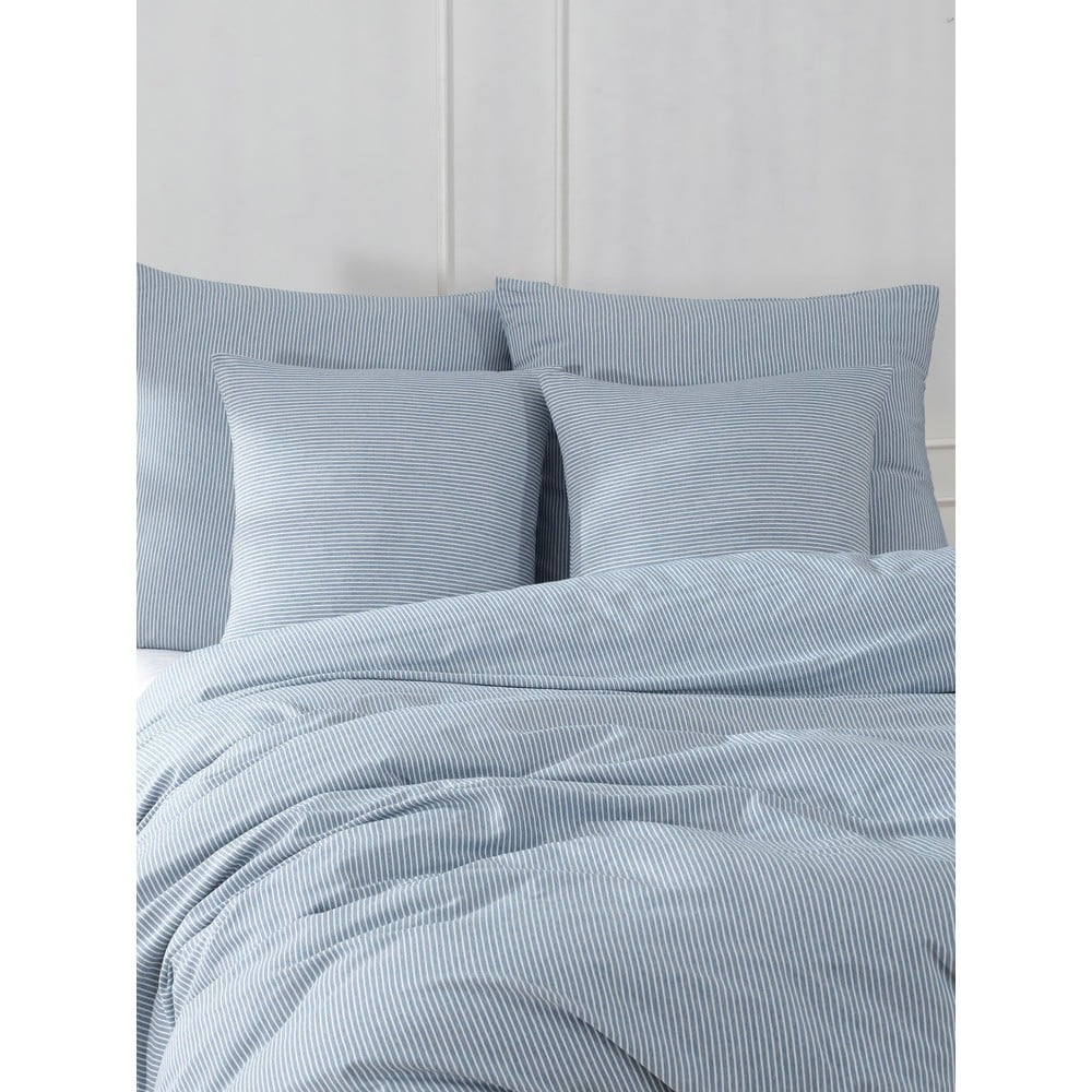 Modré obliečky na dvojlôžko 200x200 cm Lizbon – Mijolnir