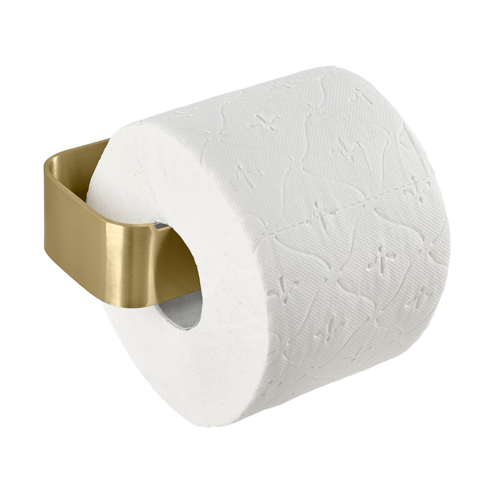 Nástenný držiak na toaletný papier z nehrdzavejúcej ocele v mosadznej farbe Ume Brass – Zone