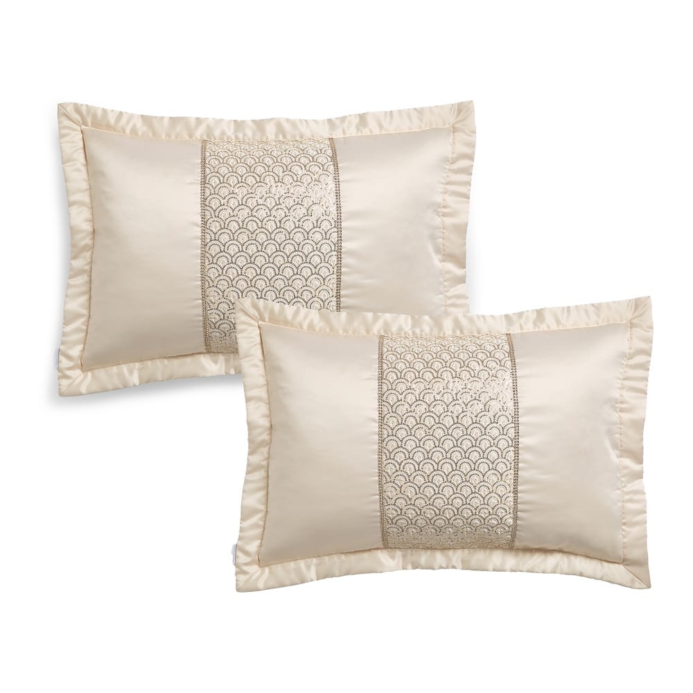 Obliečky na vankúše v súprave 2 ks z mikrosaténu 75x50 cm Deco Sequin – Catherine Lansfield