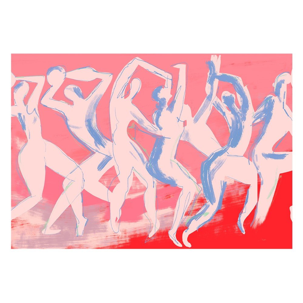 Plagát 40x30 cm Dancing – By Garmi – The Poster Club
