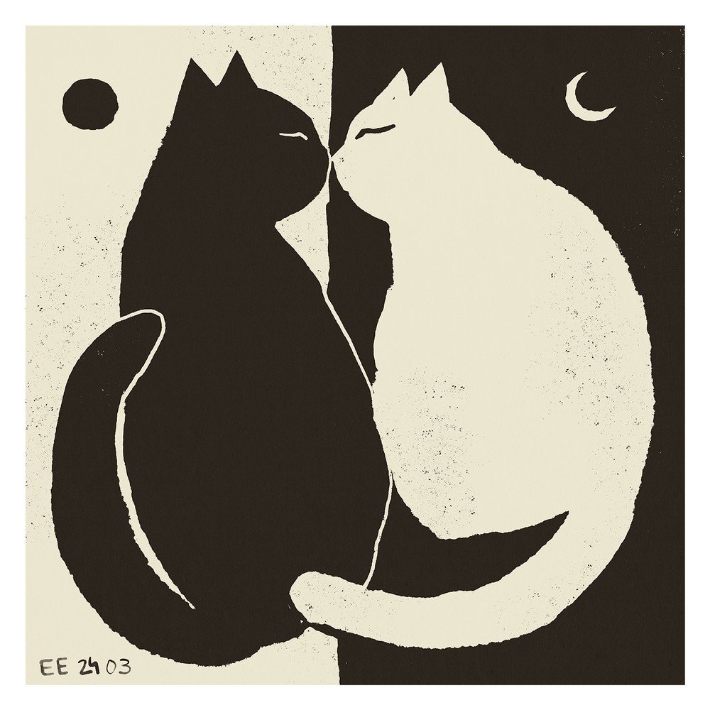 Plagát 50x50 cm You and Me – Enikő Katalin Eged – The Poster Club