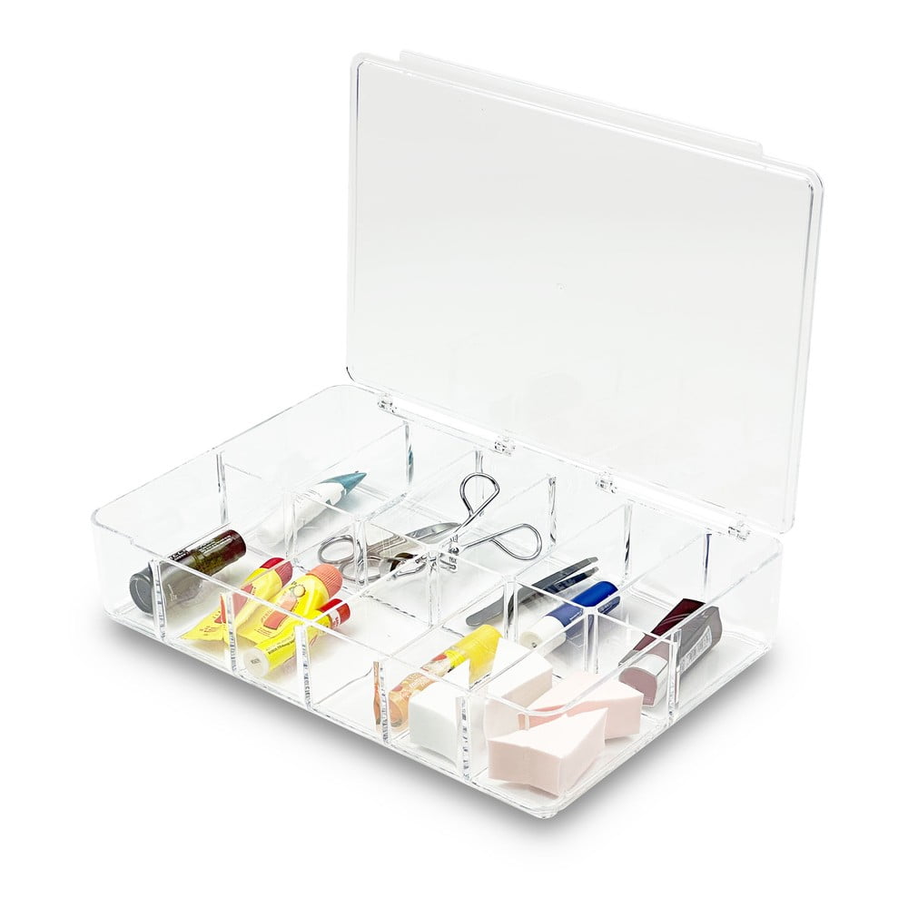 Plastový kúpeľňový organizér na kozmetiku – Addis