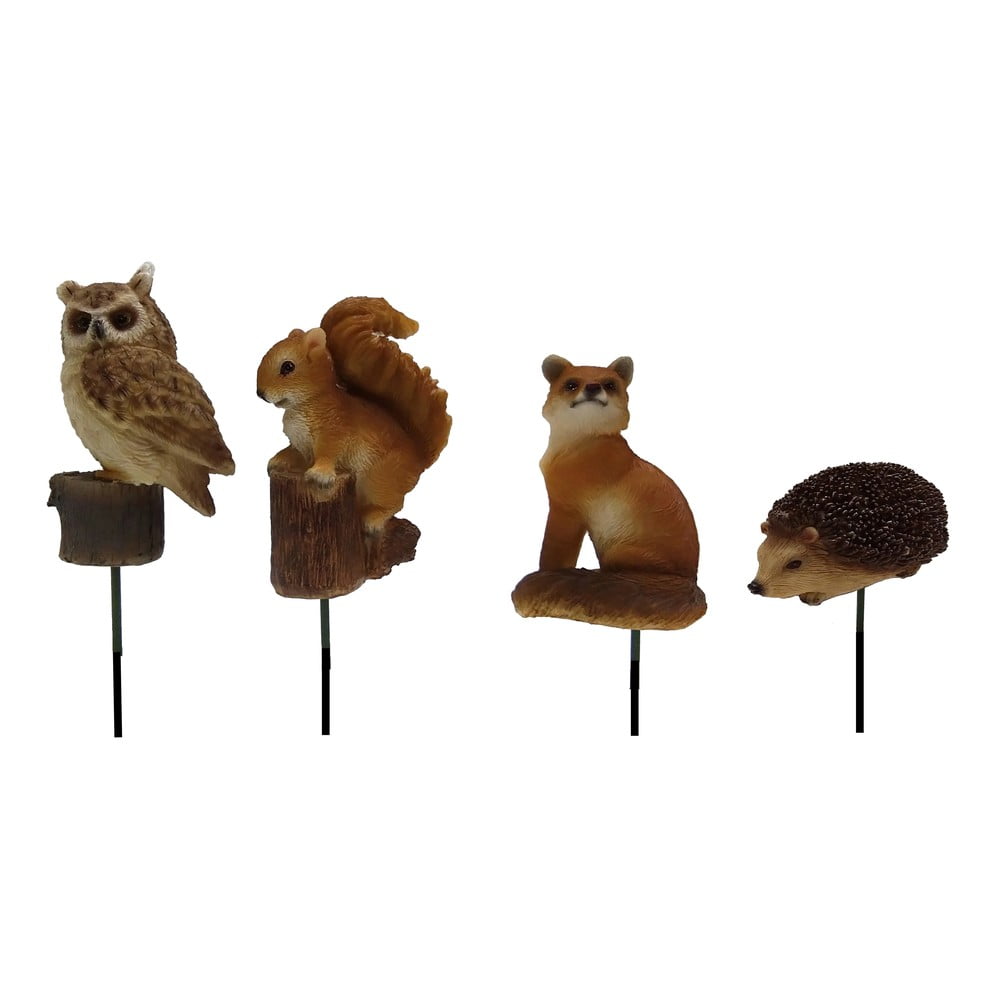 Polyresínové záhradné zápichy v súprave 4 ks Forest – Esschert Design