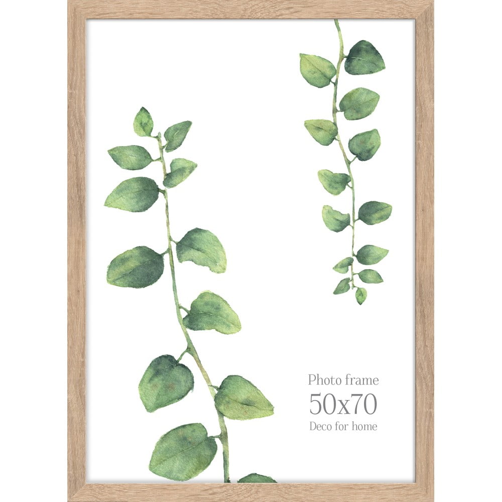 Prírodný nástenný rám Styler Narvik, 53 x 73 cm