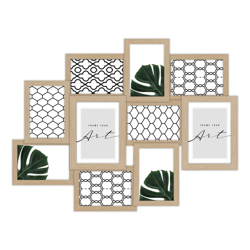 Rámček na stenu v prírodnej farbe 58x46 cm Beech – knor