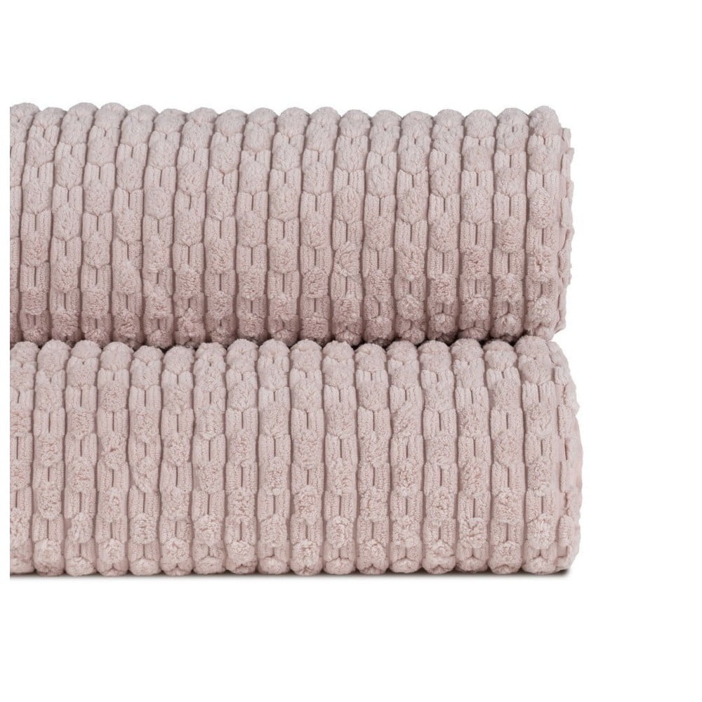 Ružový prešívaný pléd 230x260 cm – Ixia