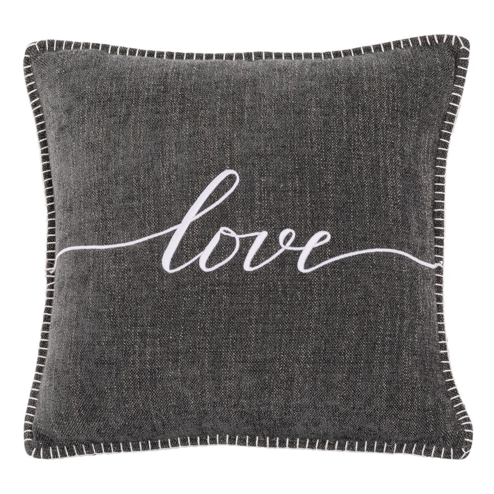 Sivý dekoratívny vankúš Tiseco Home Studio Damian W, 45 x 45 cm