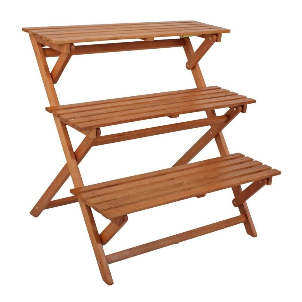 Stojan na kvetináče z eukalyptového dreva Garden Pleasure Ordeble