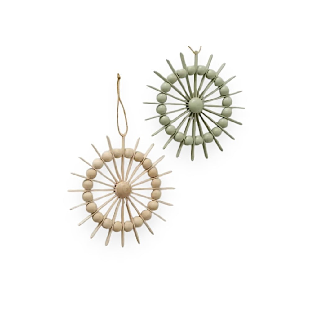 Súprava 2 závesných dekorácií Boltze Beads