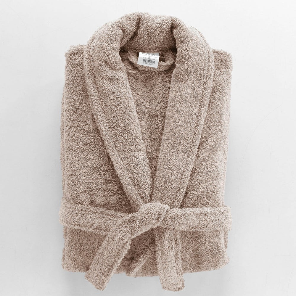 Svetlohnedý bavlnený župan veľkosť M Tendresse – douceur d'intérieur