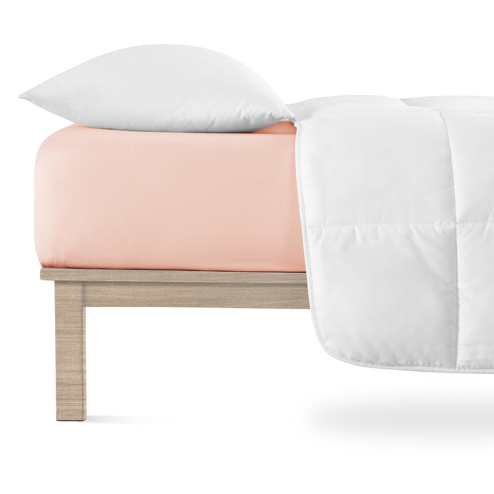 Svetloružová napínacia plachta jersey 200x220 cm Boxspring – Andrea Simone