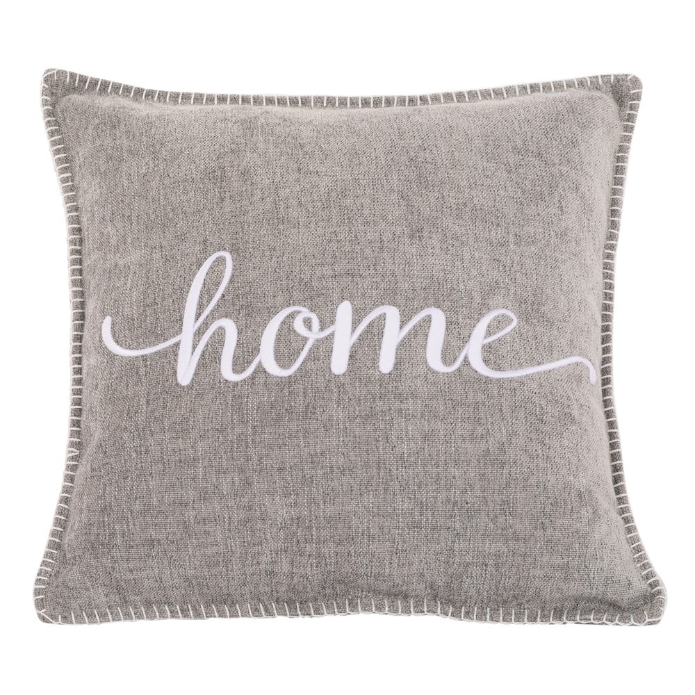 Svetlosivý dekoratívny vankúš Tiseco Home Studio Damian W, 45 x 45 cm