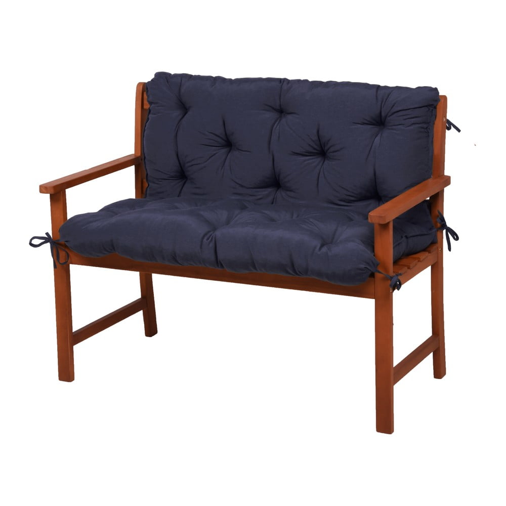 Tmavomodré záhradné sedáky v súprave 2 ks - na lavicu 50x100 cm Selby – Sun Garden