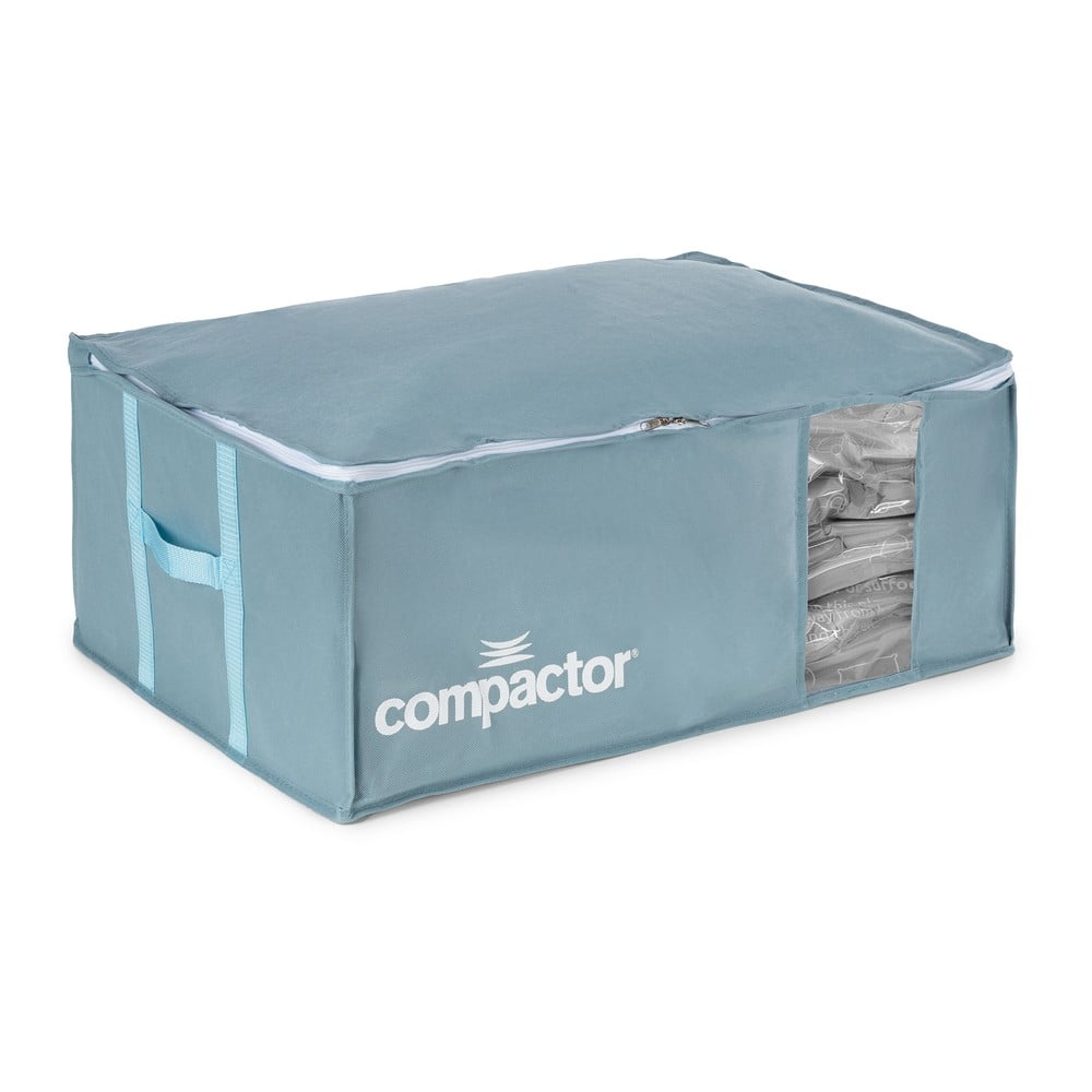 Vákuový plastový úložný box na oblečenie 65x45x27 cm Blue Edition – Compactor