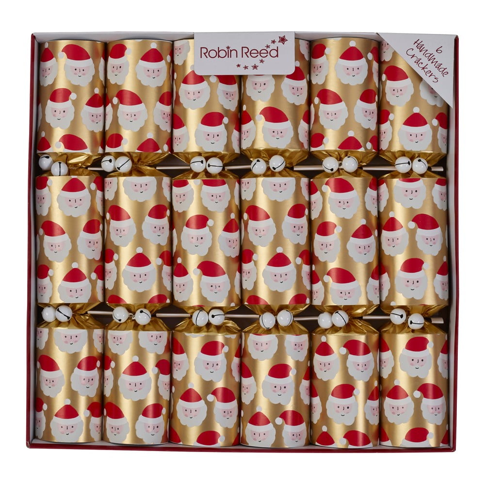 Vianočné crackery v súprave 6 ks Racing Santa – Robin Reed