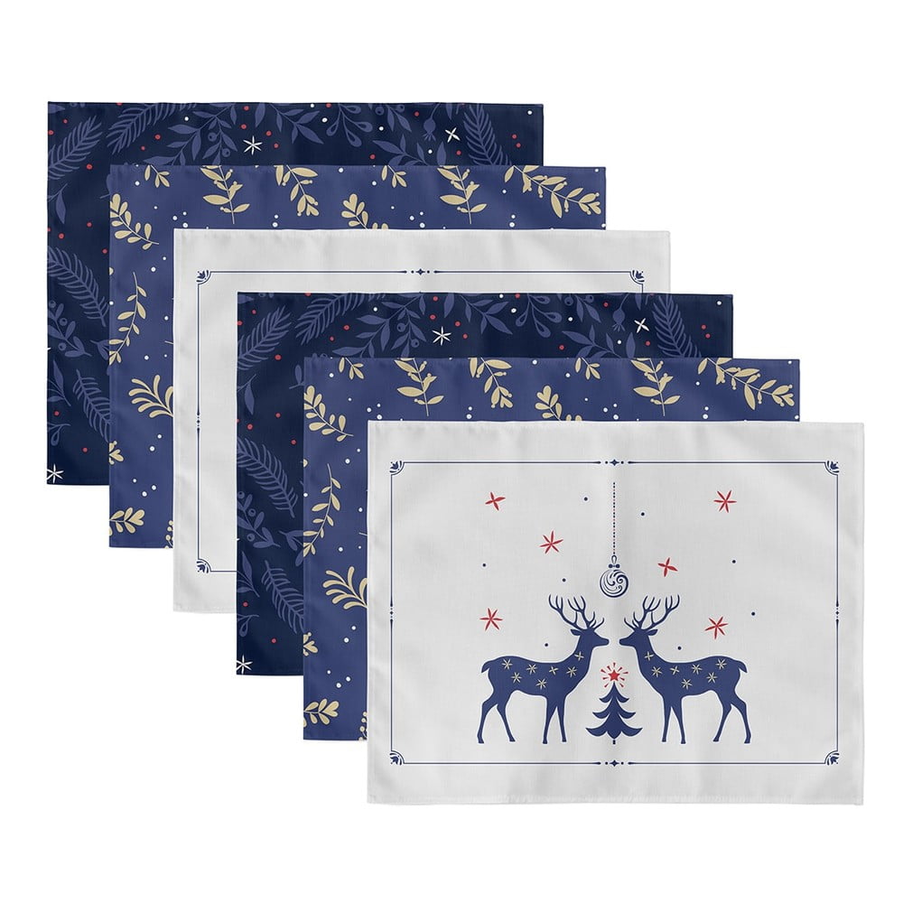 Vianočné látkové prestieranie 6 ks 35x45 cm Six Ame Servis - Mila Home