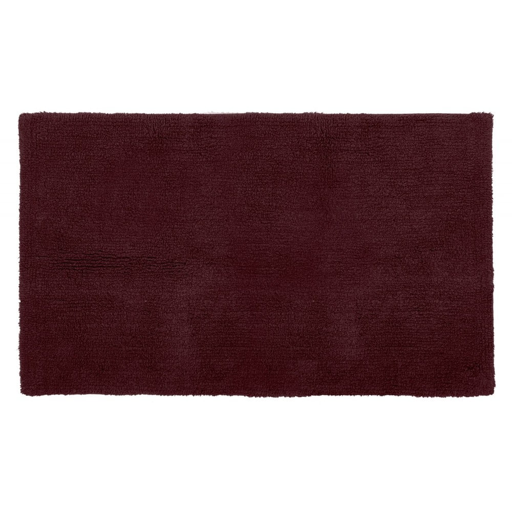 Vínovočervená kúpeľňová predložka 100x60 cm Riva - Tiseco Home Studio