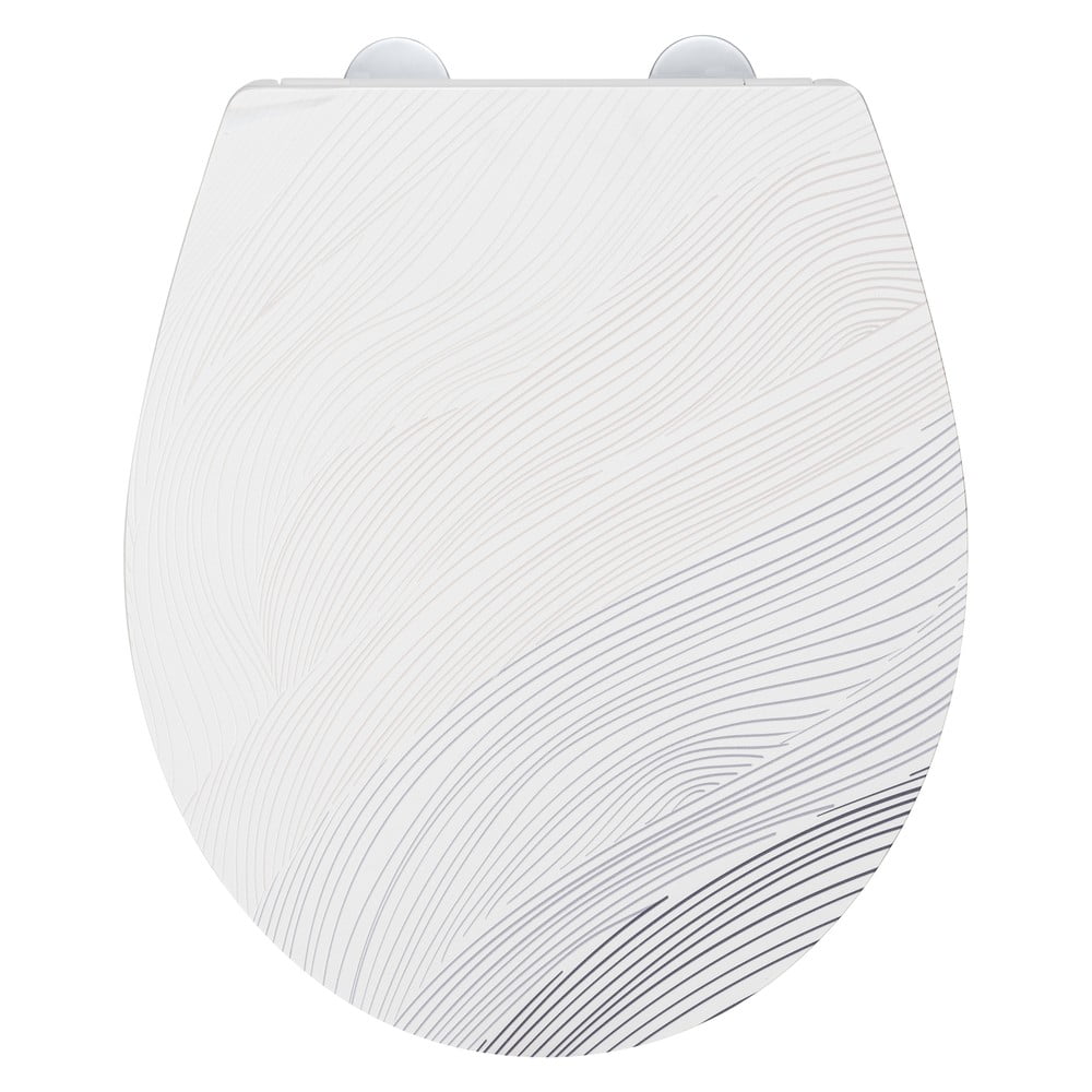 Záchodová doska s automatickým zatváraním 38 x 44,5 cm Menin – Wenko