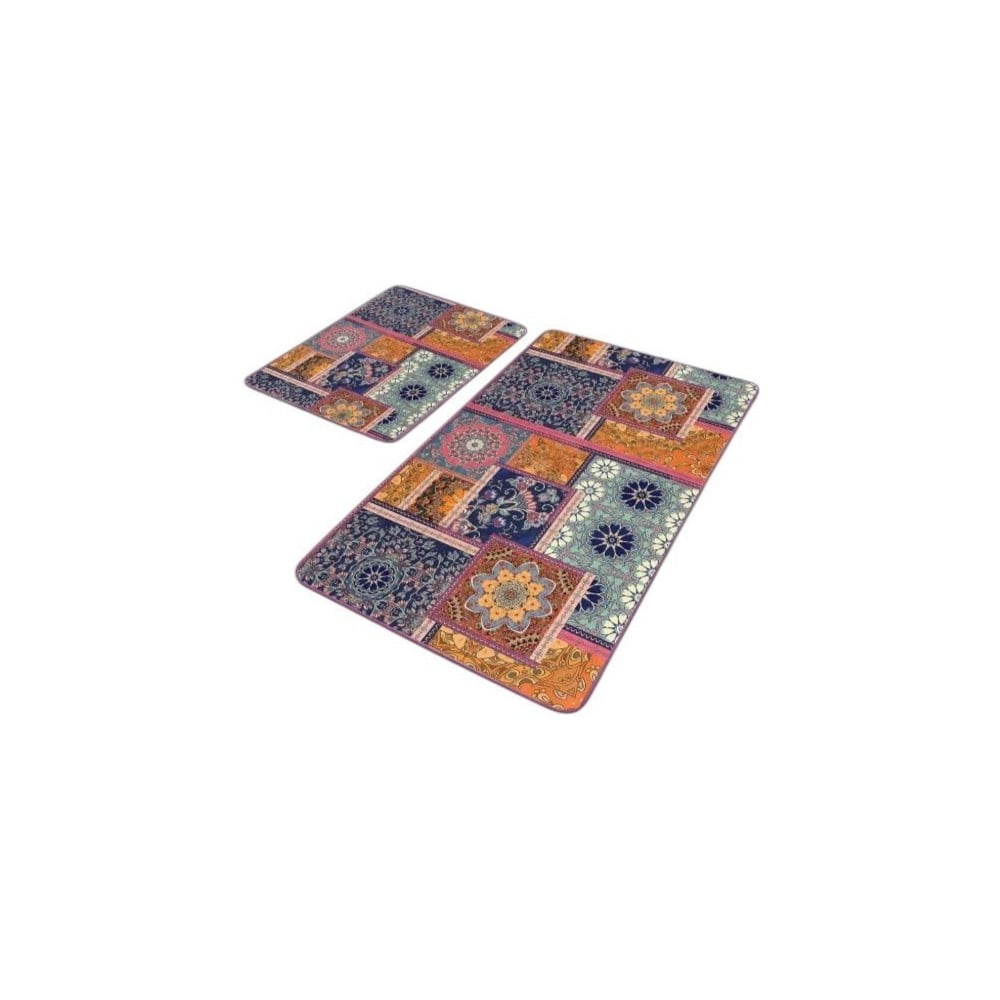 Zamatové kúpeľňové predložky v súprave 2 ks 60x100 cm – Mila Home