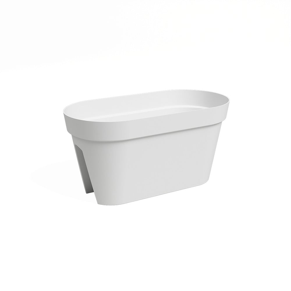 Závesný kvetináč na zábradlie z recyklovaného plastu 60 cm Capri – Artevasi