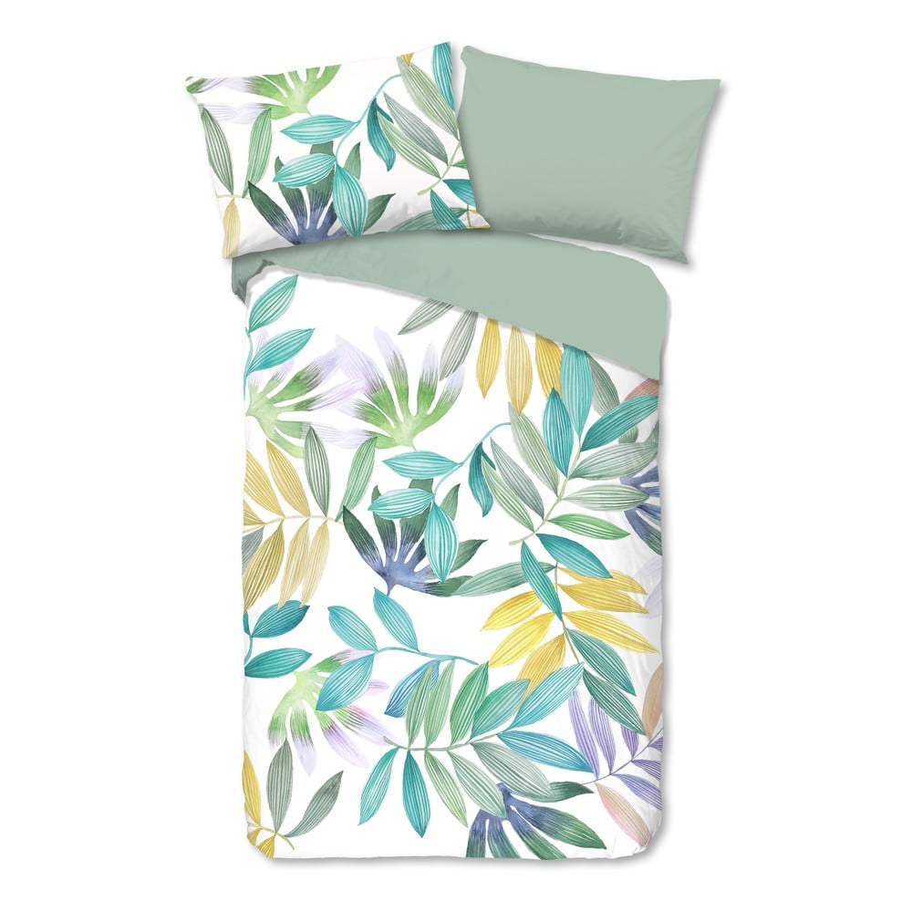 Zelené bavlnené obliečky na jednolôžko 140x200 cm Marcus – Good Morning