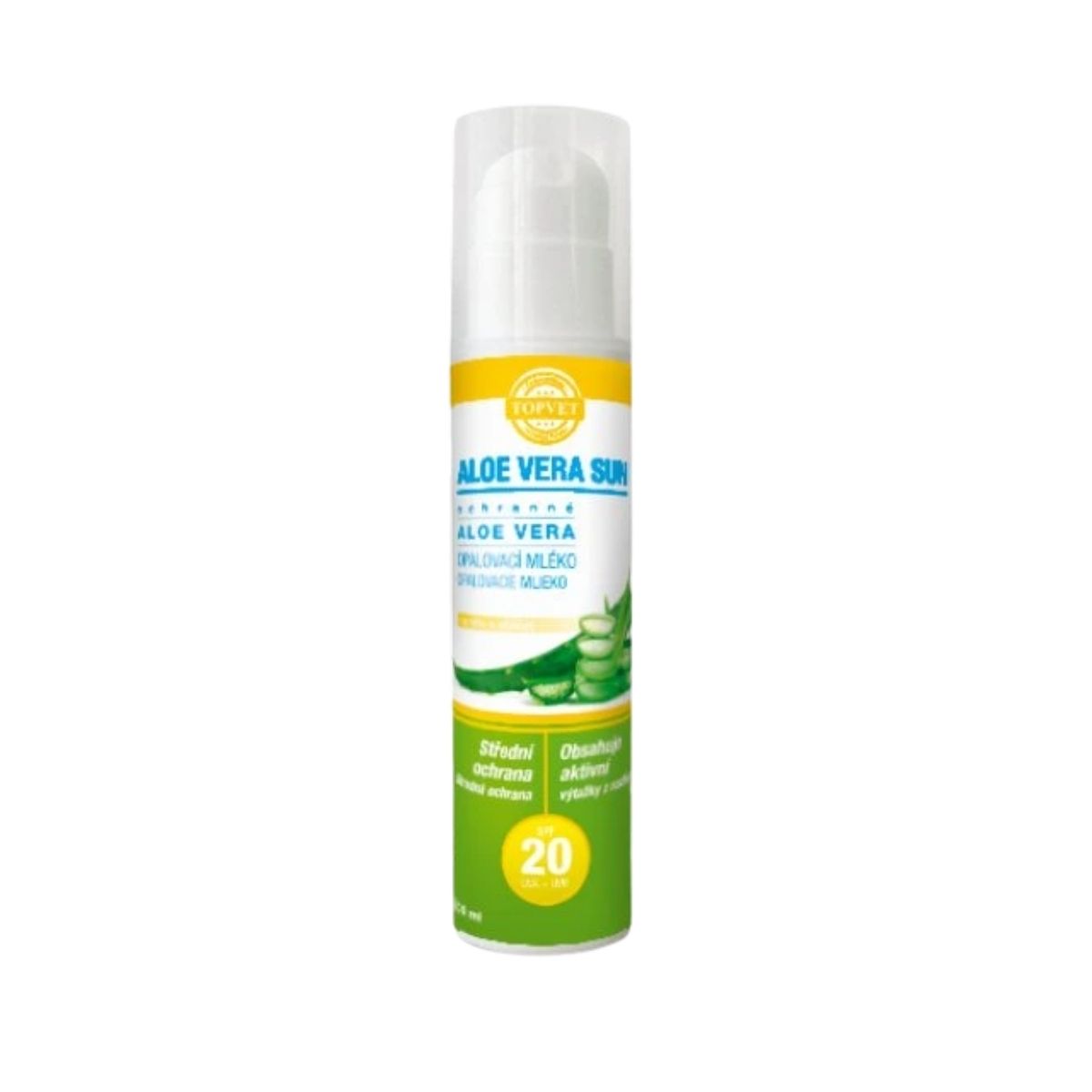 Aloe vera opaľovací krém SPF 20 200 ml - Green idea