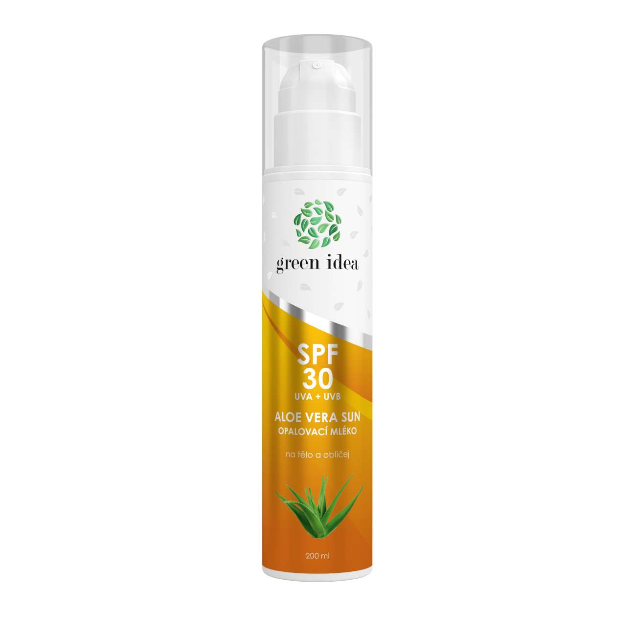 Aloe vera sun - opaľovacie mlieko SPF 30 200 ml - Green idea