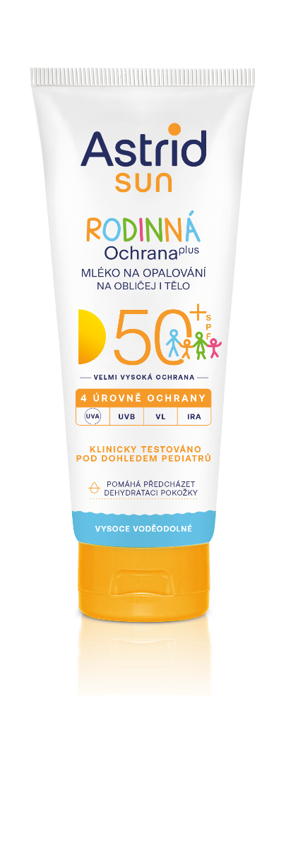 ASTRID SUN Rodinné mlieko na opaľovanie OF 50+