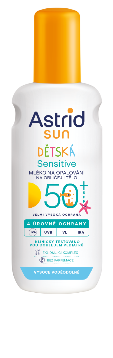ASTRID SUN SENSITIVE Detské mlieko OF 50+