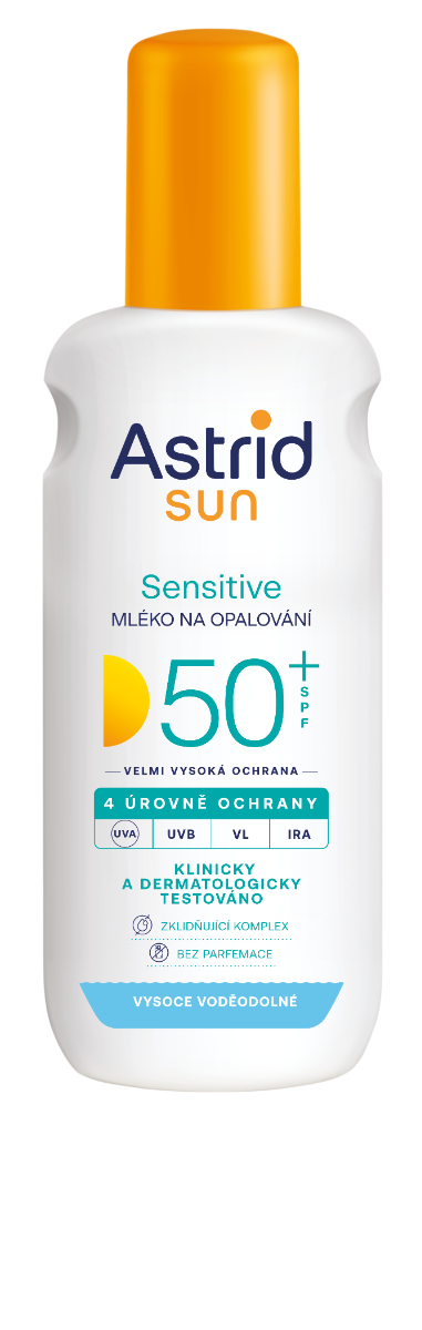 ASTRID SUN SENSITIVE Mlieko na opaľovanie OF 50+