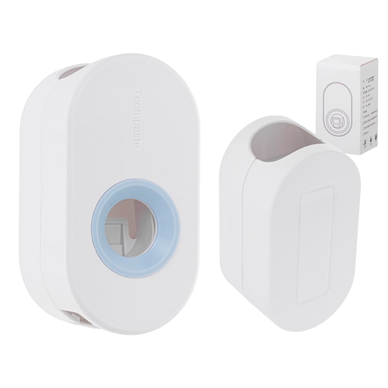 Automatický dávkovač zubnej pasty – držiak na kefky, bezvŕtacia montáž