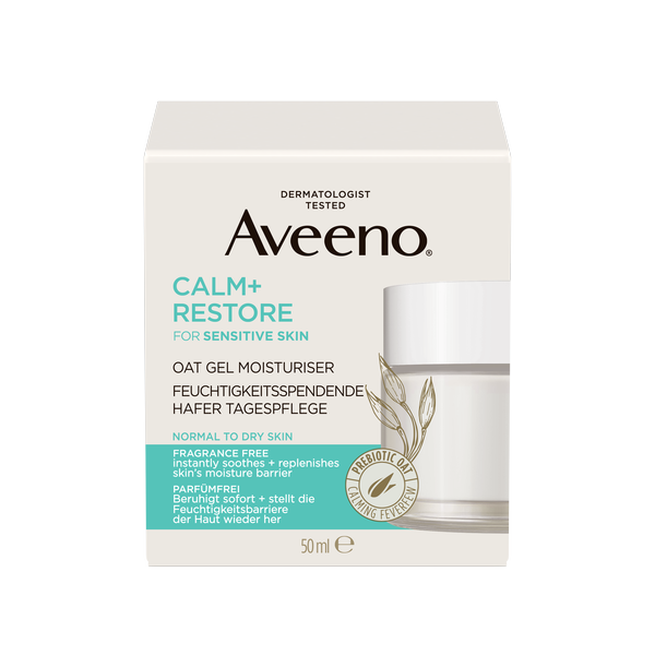 AVEENO® Calm+Restore Hydratačný pleťový gél s ovsom