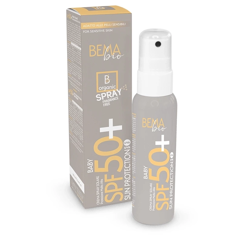 BemaBio opaľovací krém Baby Sun pre deti v spreji SPF50