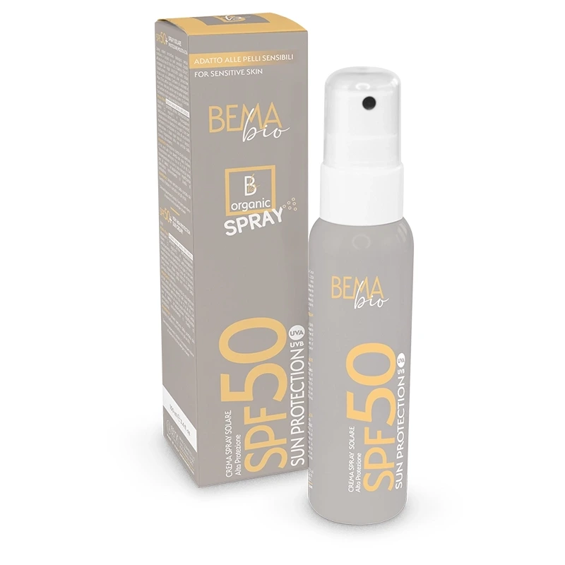 BemaBio opaľovací krém v spreji SPF50