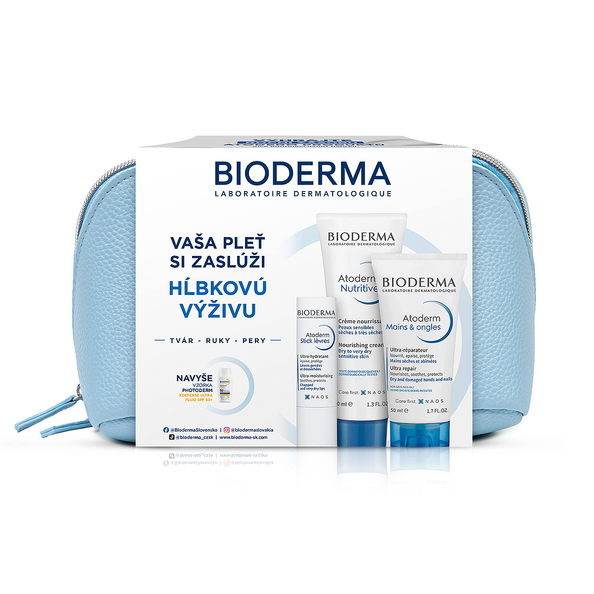 Bioderma Atoderm darčekový balíček pre suchú pokožku