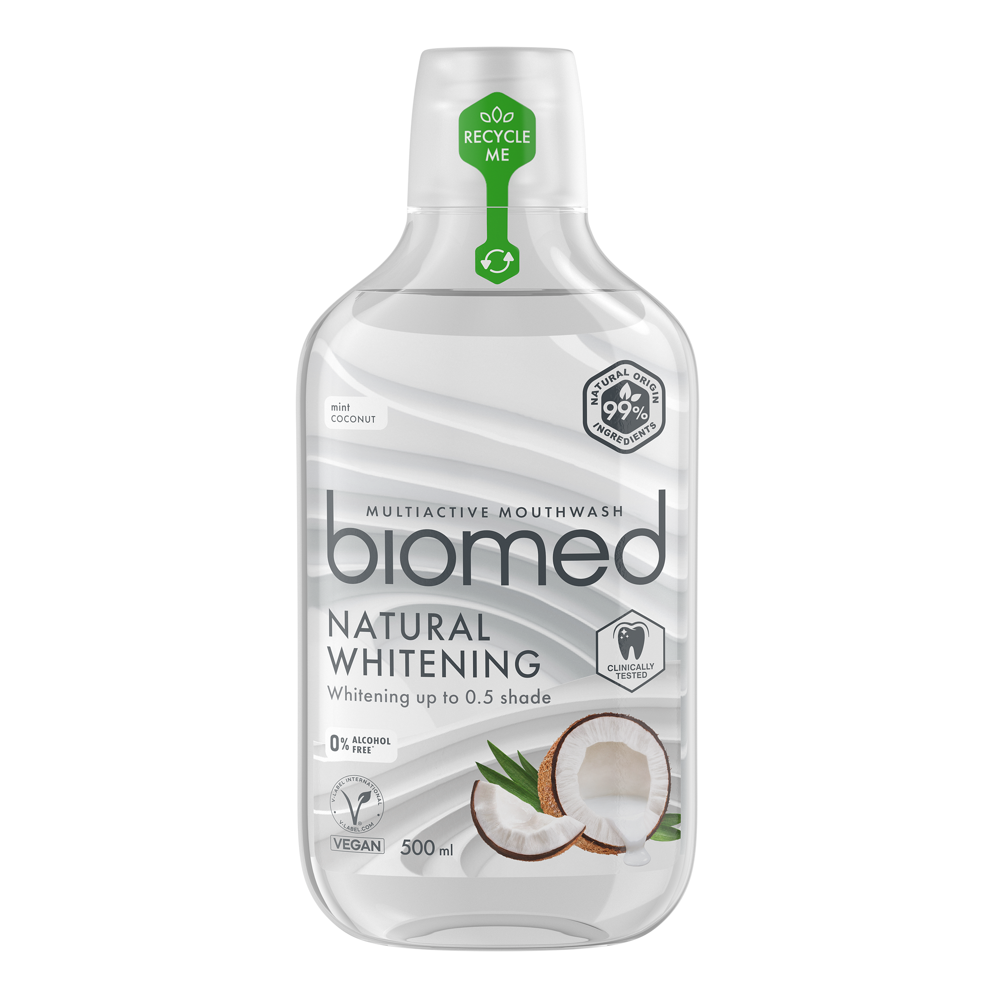 Biomed NATURAL WHITENING ústna voda